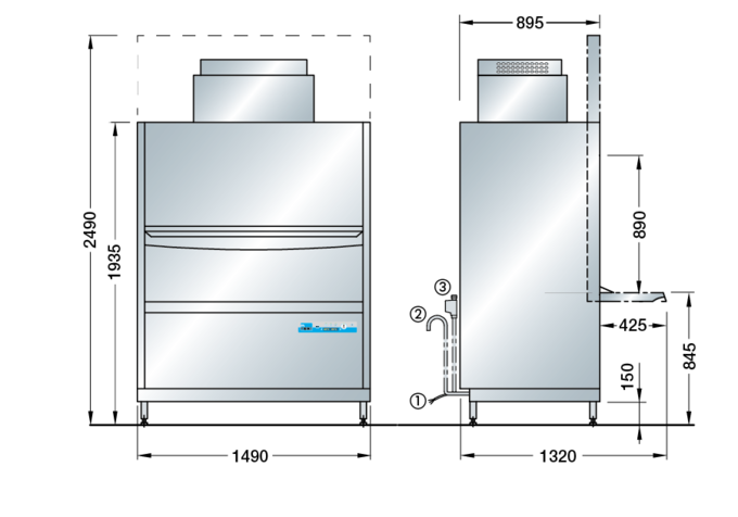 Dimensioni della FV 250.2